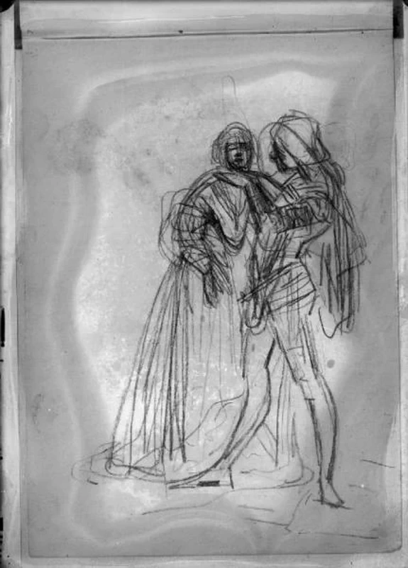 Studio di figura in costume rinascimentale 8